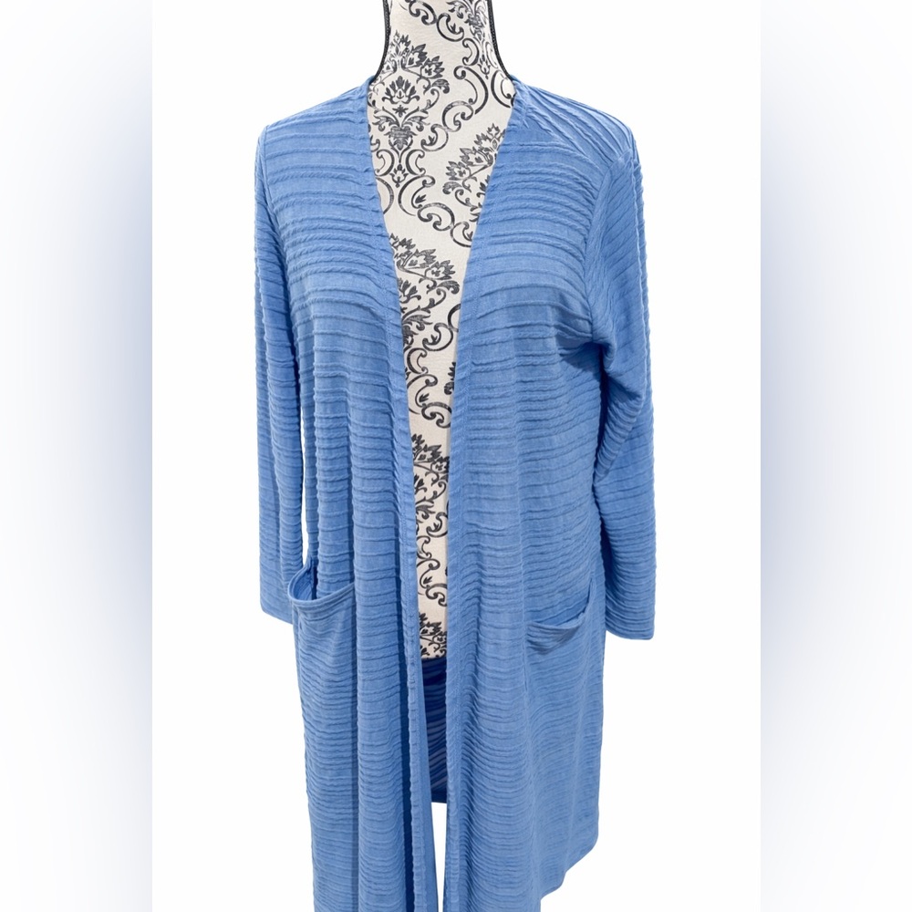 LuLaRoe Blue Textured Cardigan Preloved